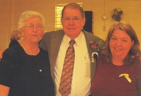 Jennie Cunningham, Rev. Hoyt Allen and Sue Griffith